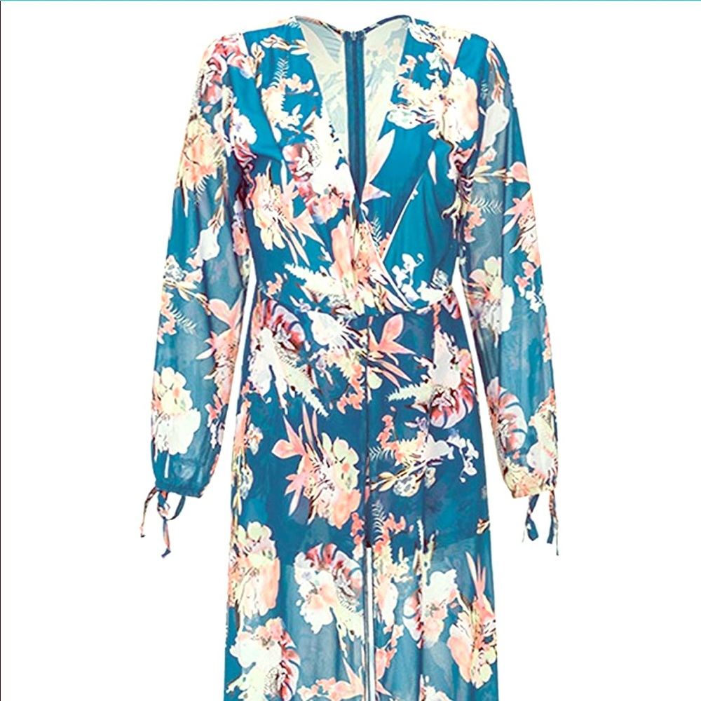 Sheer chiffon overlay size medium